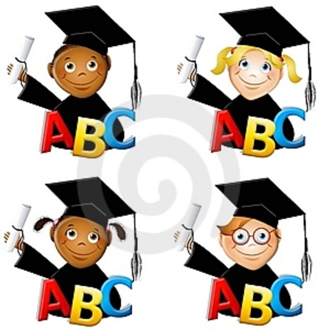 I graduated kindergarten