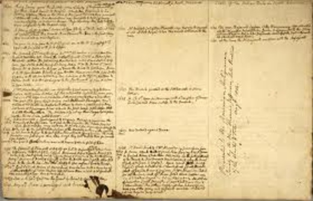 Newspapers are first published in London