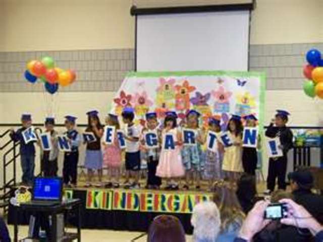 I graduated kindergarten