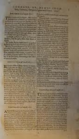 Newspapers are First Published in London