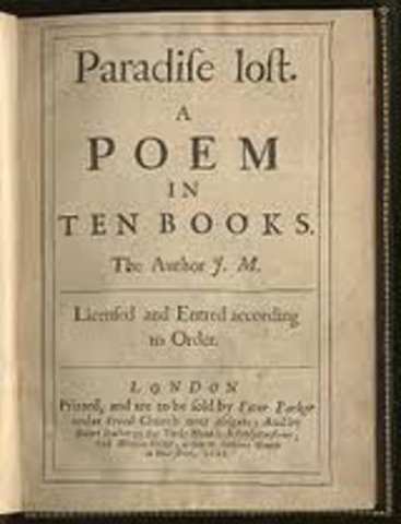 John Milton begins Paradise Lost