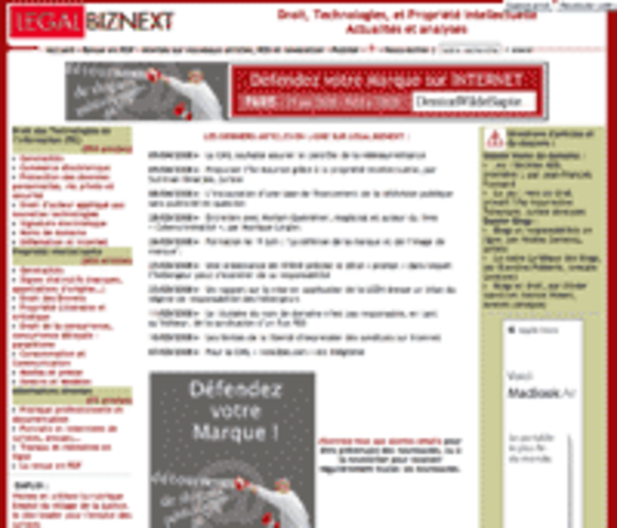 Lancement de Legalbiznext.com