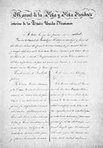 Treaty of Guadelupe- Hidago