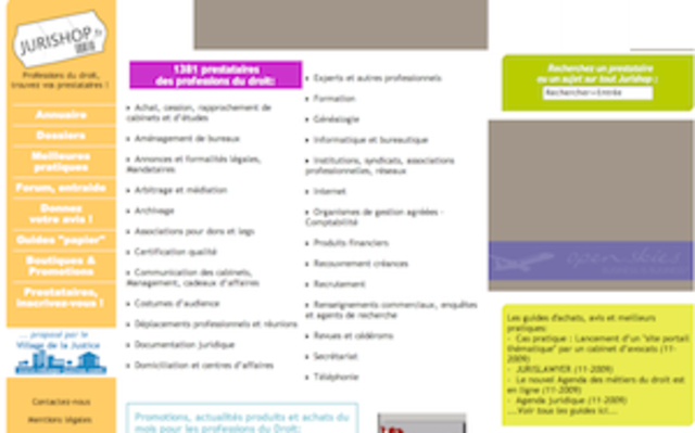 Lancement de Jurishop.fr