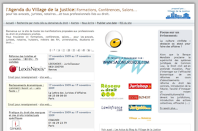 Lancement de l'Agenda-juridique.fr