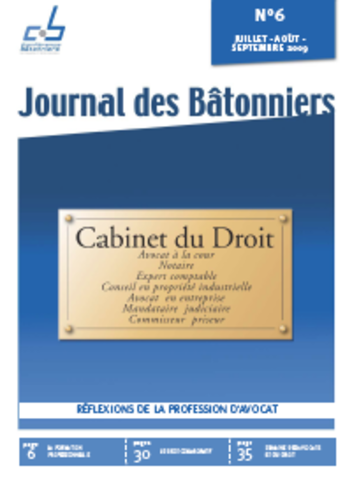 Lancement la Revue de la Conférence des bâtonniers
