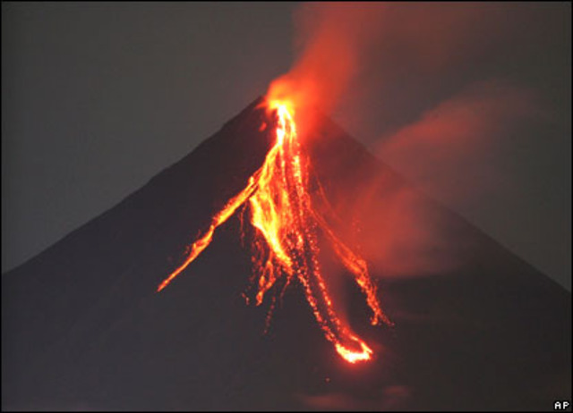 Mt. Volcano Erupts