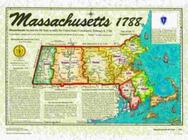 Massachusetts ratifies Constitution