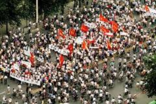 China protest