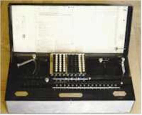 Primera máquina multiplicadora automaticamente - Otto Steiger