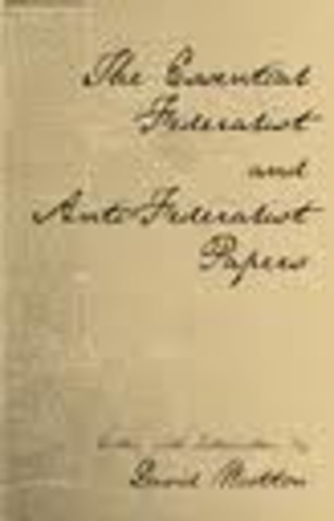 Anti-federalist Articles Appear