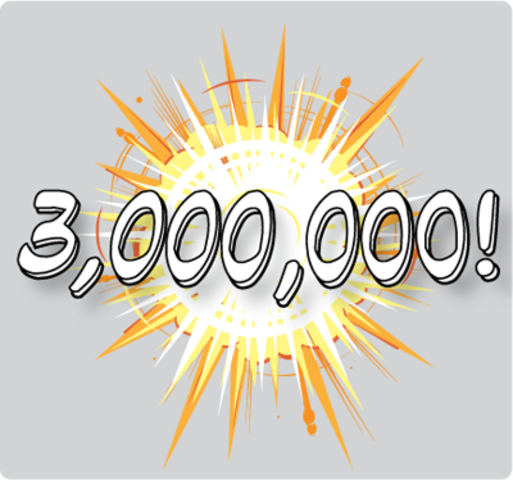 3 million domain registrants on the Internet.