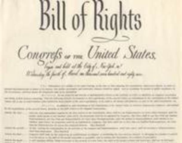 Bill of Rights sent out for ratification