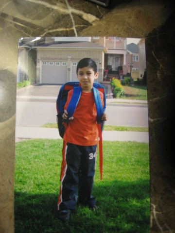 First time at school.