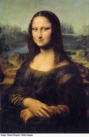 c. 1503 Leonardo da Vinci paints the Mona Lisa