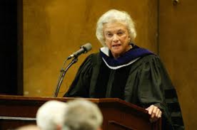 Sandra Day O'Connor becomes first woman on Supreme Court.