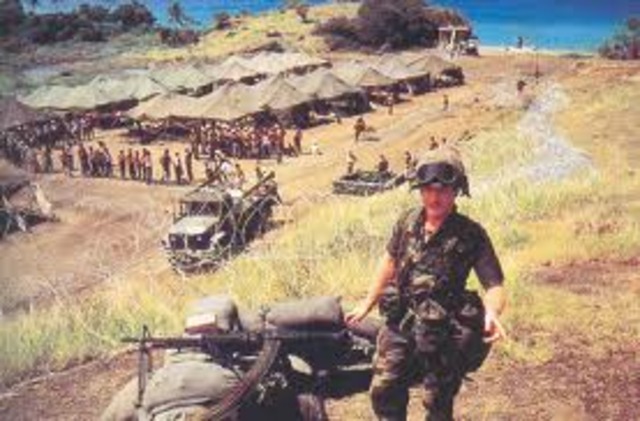 U.S. troops invade Grenada