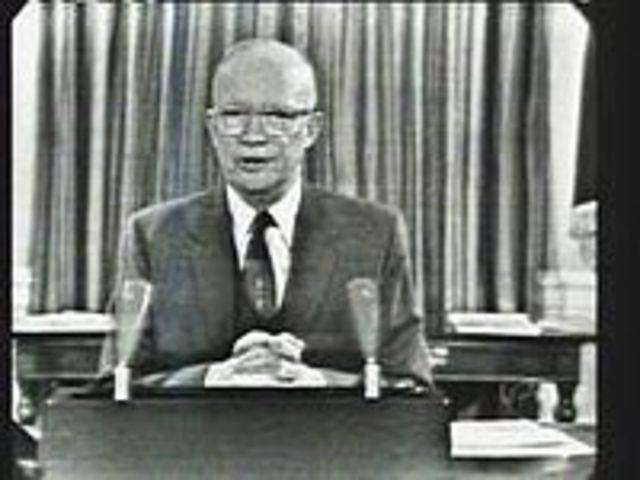 Last and most controversal speech given by Eisenhower