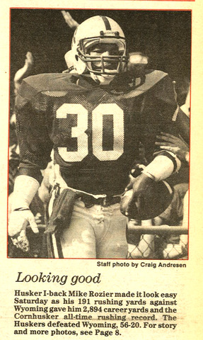 (1983) Arguably Osborne’s greatest offensive team nicknamed the “Scoring Explosion”