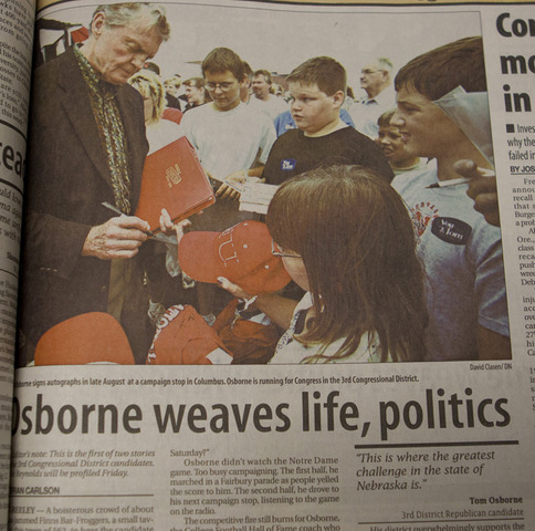 (2000-2007) Osborne goes to Washington