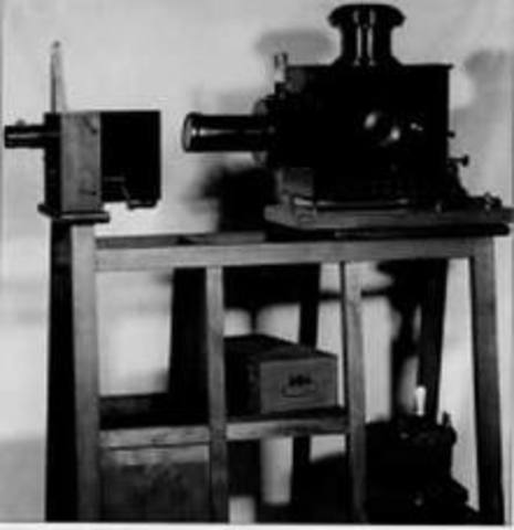 Primera projecció de cinema