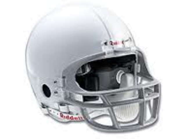 around the 2000s they started wearing riddel helmets