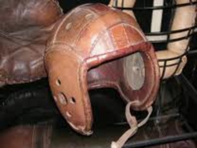 The First Helmet