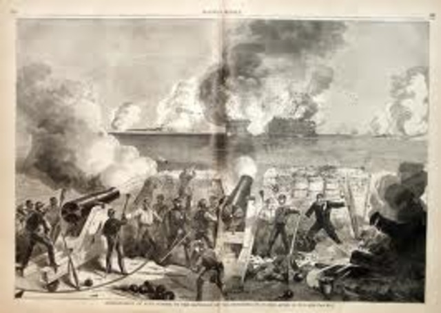 Firing on Fort Sumter