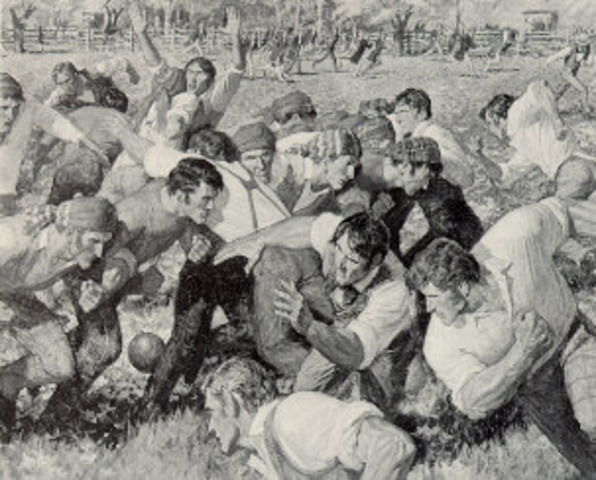 First College Football Game