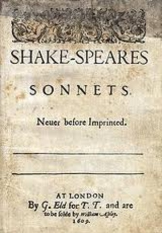 Shakespeare’s sonnets are published
