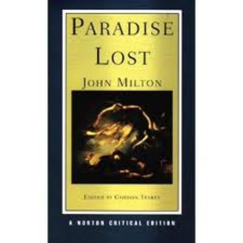 c.1658 John Milton begins Paradise Lost