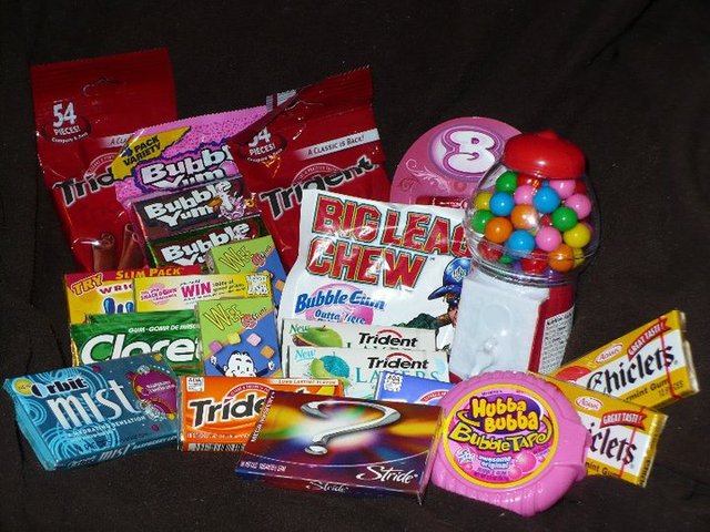all types of gum.