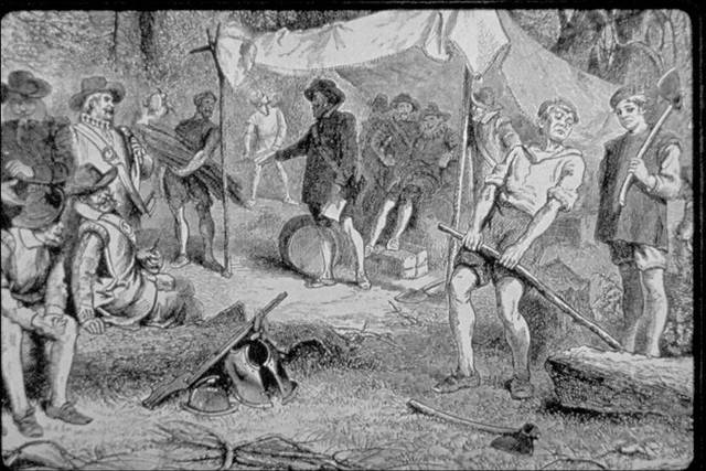 The British settle in Jamestown, North America