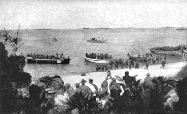 Landing at Anzac Cove