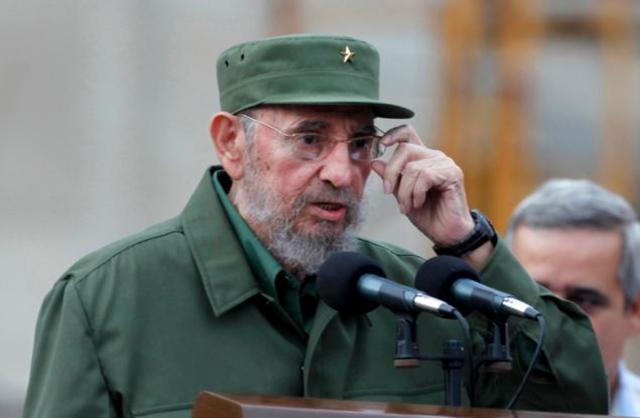 Castro arives in NYC