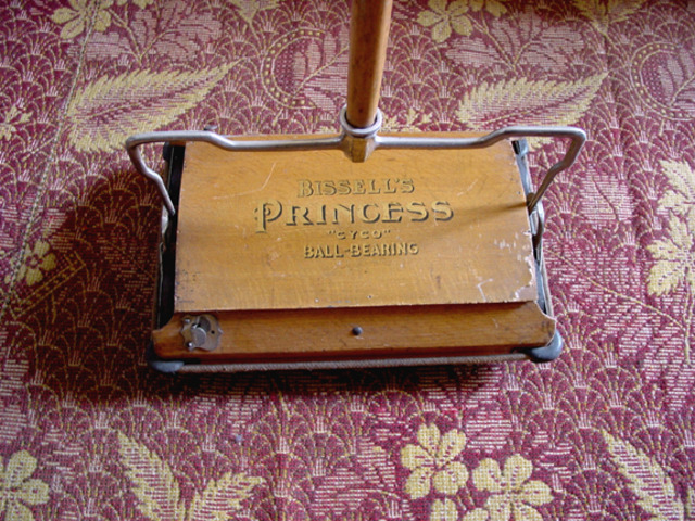 1st carpet sweeper patented