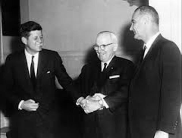 Lyndon B. Johnson becomes President