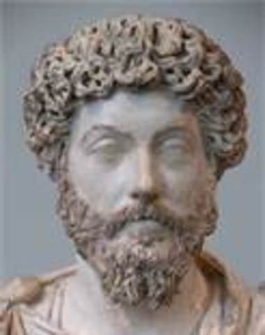 marcus aureelius begins his rule