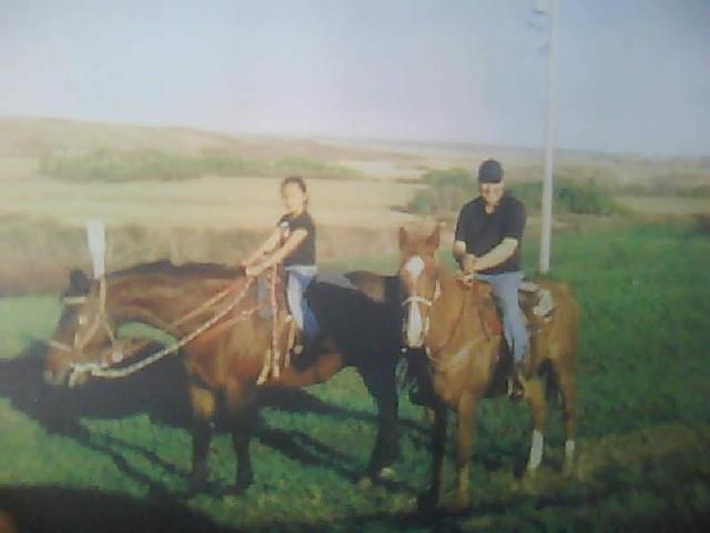 When I first started to ride horses