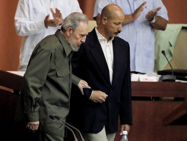 Castro Aarrives in New York