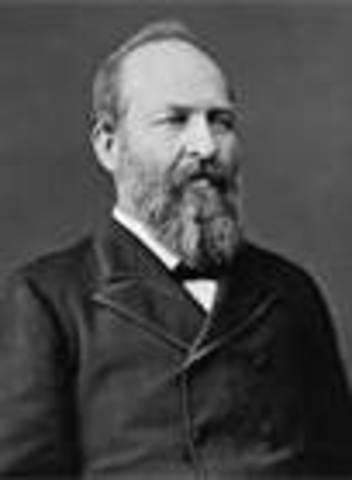 March 4, 1881 – James Garfield takes office as POTUS