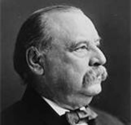 Grover Cleveland takes office as POTUS