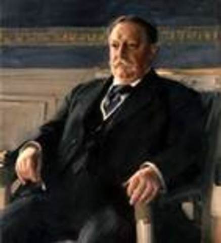 William Howard Taft takes office as POTUS