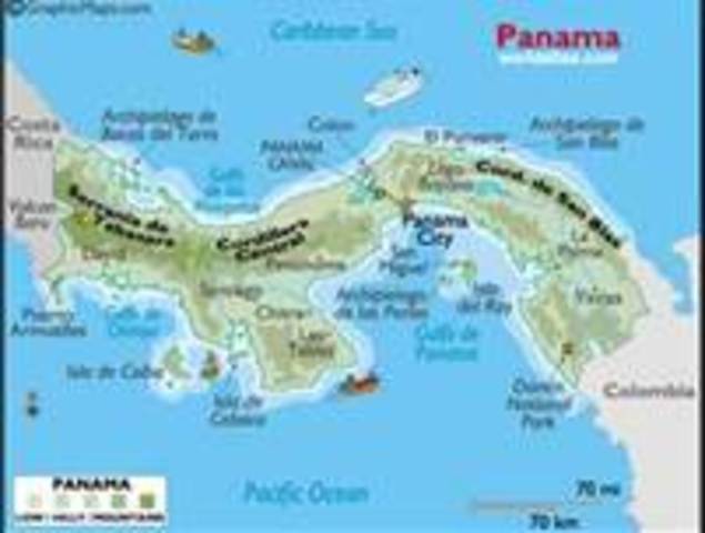 Vasco Nunez de Balboa is first European to see the Pacific Ocean, after crossing the isthmus of Panama