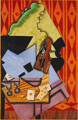 Violin And Playing Cards