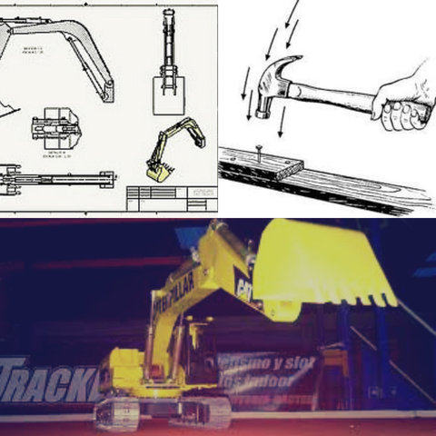 Construccion de la  excavadora
