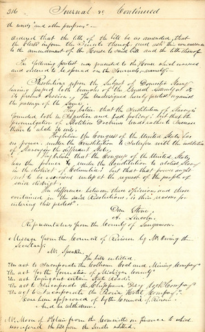 First public speech against slavery