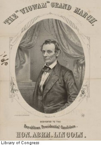Lincoln is nominated for President of United States