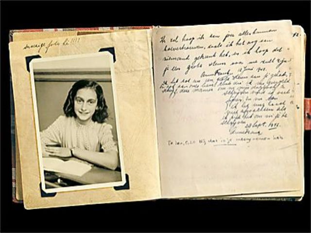 Anne Frank recives diary