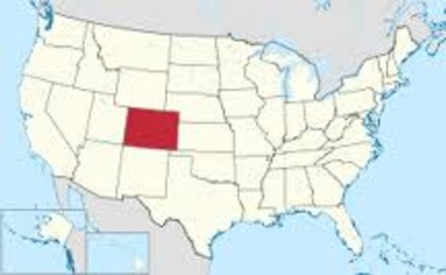 Colorado becomes the 38th state